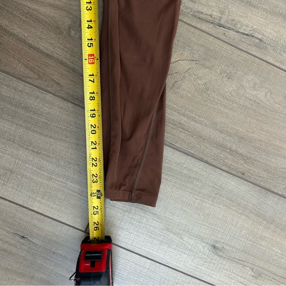 Halara Ultra Sculpt High Waisted Side Pocket Leggings Thick Earthy Brown S - Picture 8 of 8